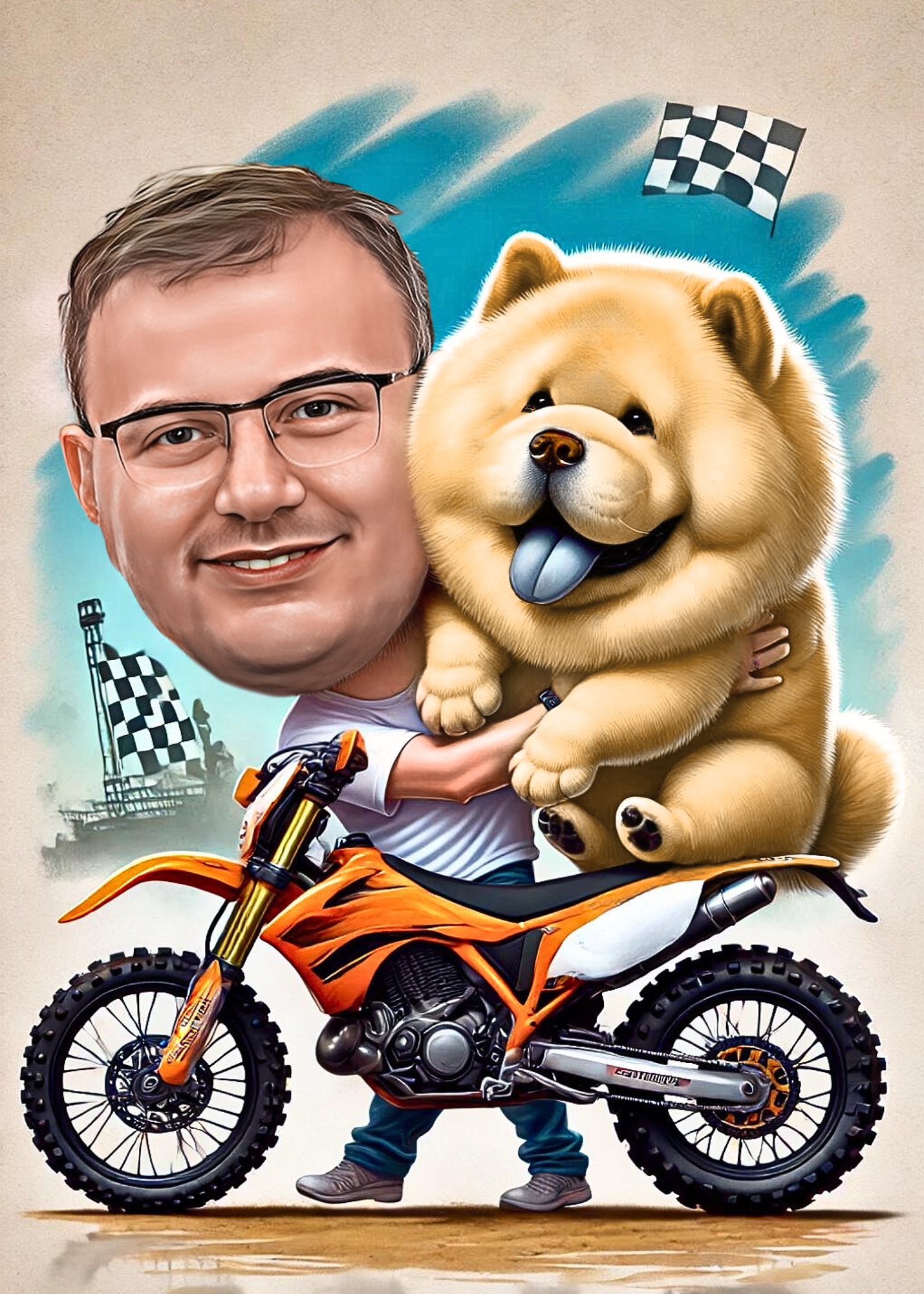 Caricatură animal de companie