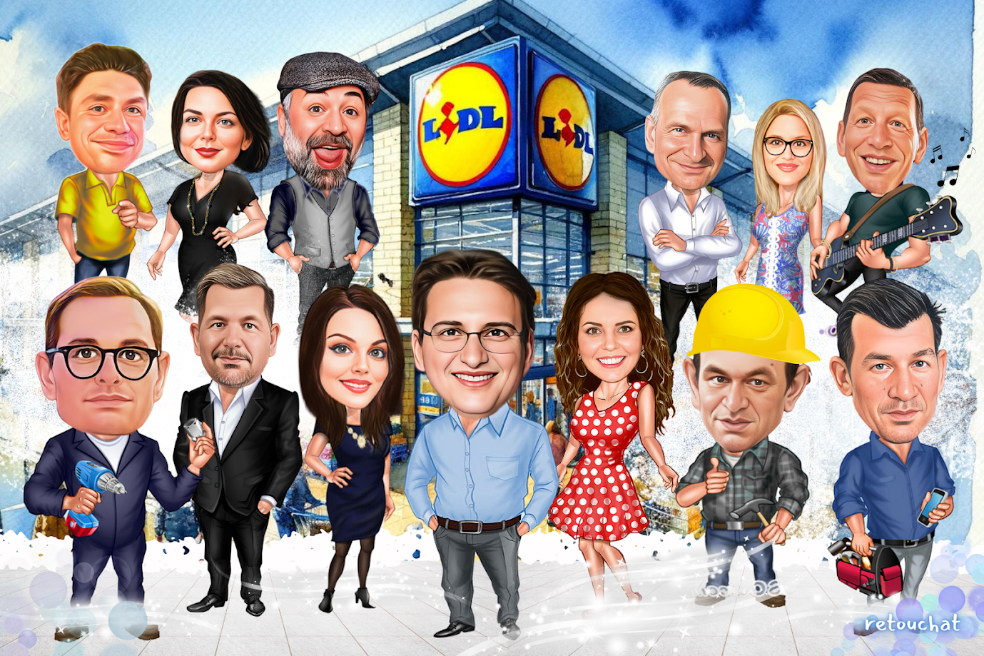 Caricatură de Echipă