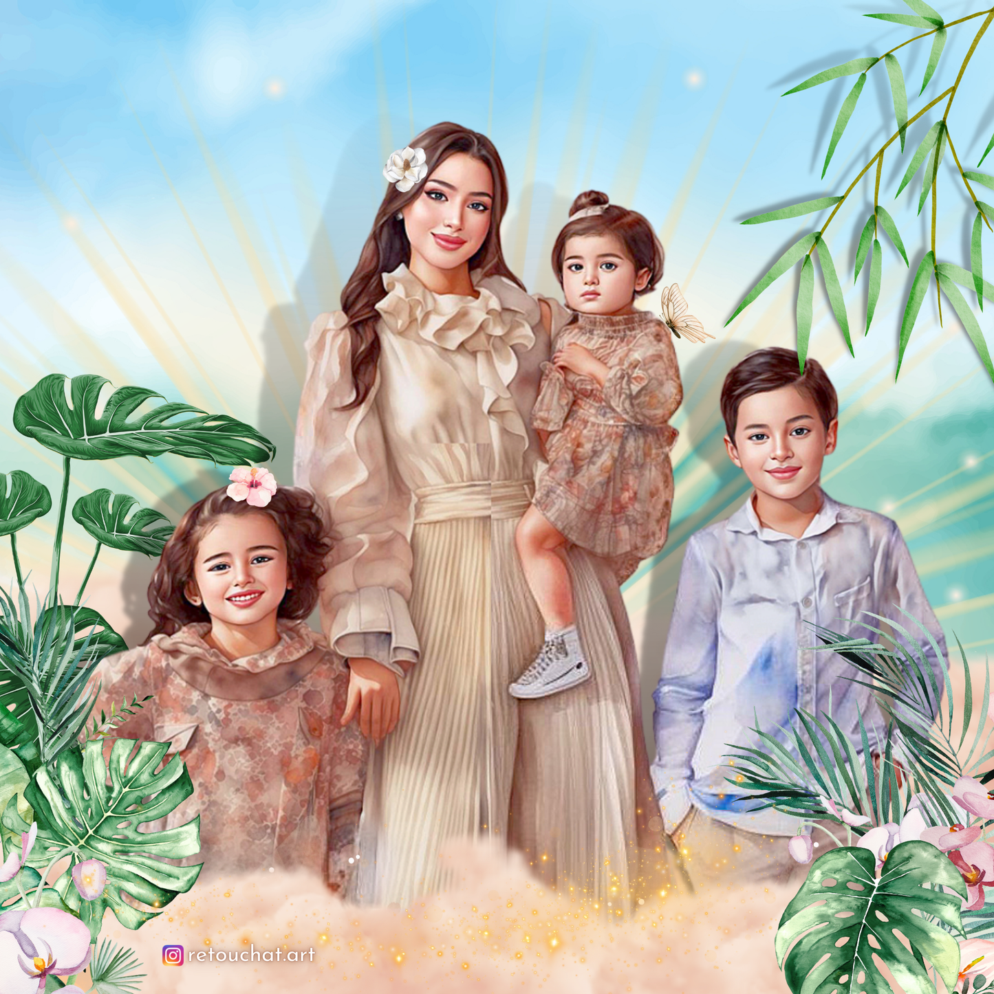 Portret de Familie Personalizat
