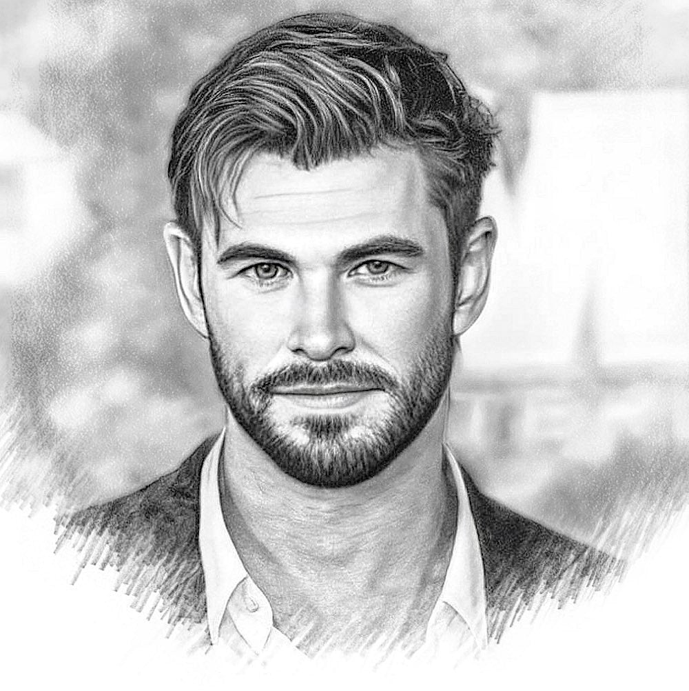 Portret în Creion