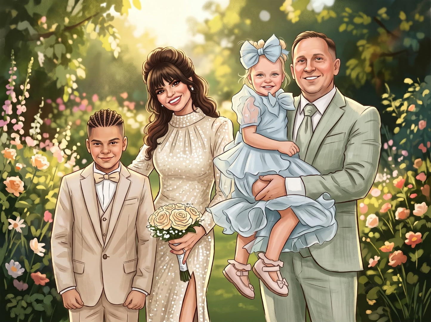 Portret de Familie Personalizat